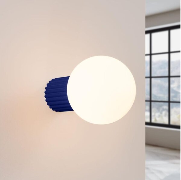 Sollux SL.1737 - Kúpeľňové nástenné svietidlo HALO 1xG9/8W/230V IP44 modrá