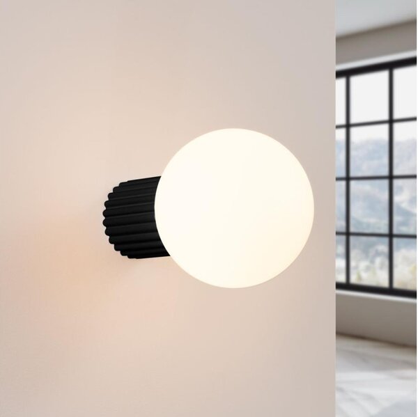 Sollux SL.1712 - Kúpeľňové nástenné svietidlo HALO 1xG9/8W/230V IP44 čierna