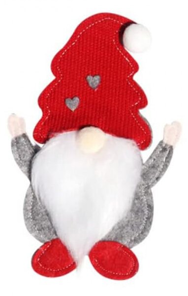 Puzdro na príbor SANTA GNOME červené, 1 ks