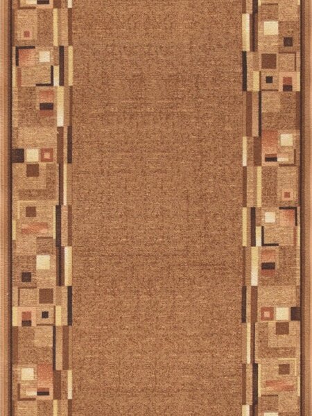 Associated Weavers, Protišmykový behúň na mieru Bombay 33, šíre 100 cm, hnedá, chodba / predsieň