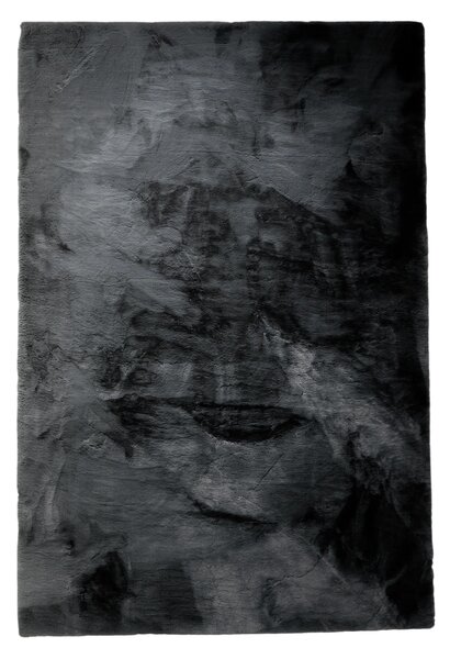 MOOD SELECTION Umelá kožušina Dave Charcoal - koberec