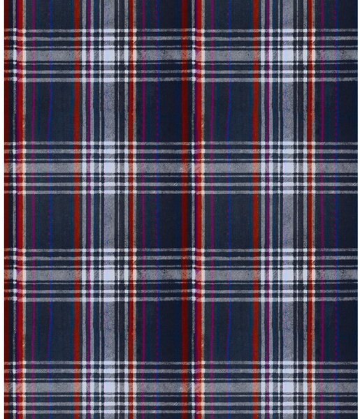 MINDTHEGAP Seaport Plaid Navy Blue - tapeta