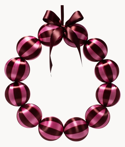 Vianočný veniec Baubles, v rôznych veľkostiach