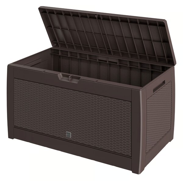 Odkladací box RATO, 310L, 119x48x60cm, hnedá Prosperplast