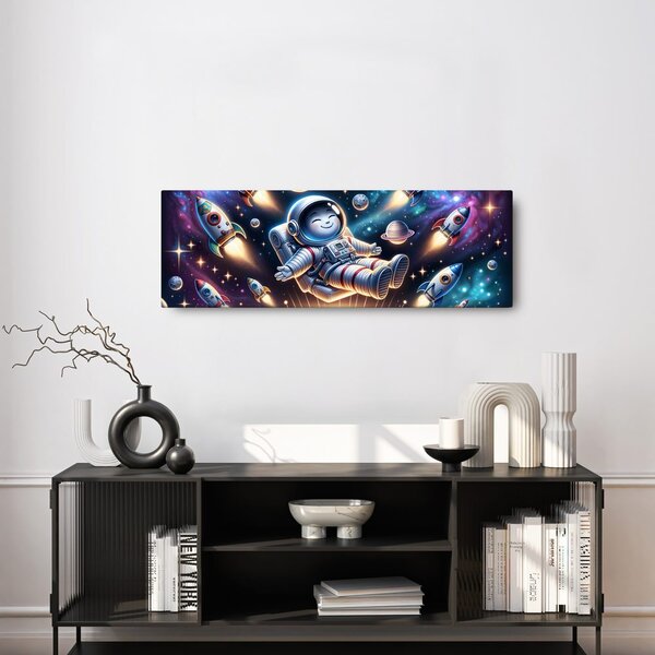 Obraz galaxia očami dieťaťa