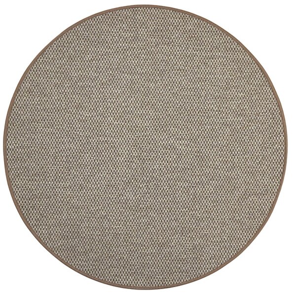 Vopi koberce Kusový koberec Nature svetle béžový okrúhly - 400x400 (priemer) kruh cm