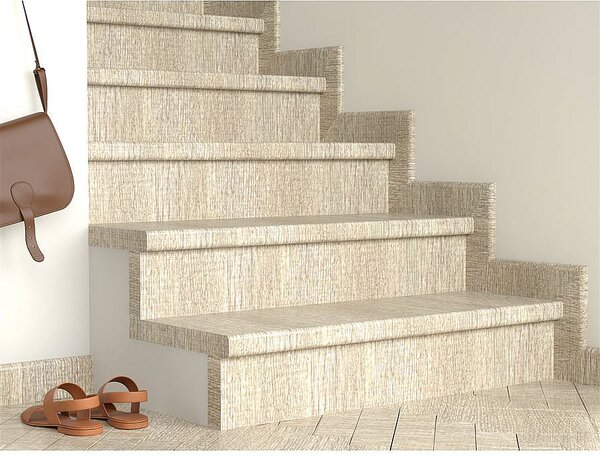 Schodový nášľap / profil TOPSTEP Flex Dub alabaster 1200 × 340 × 11 mm