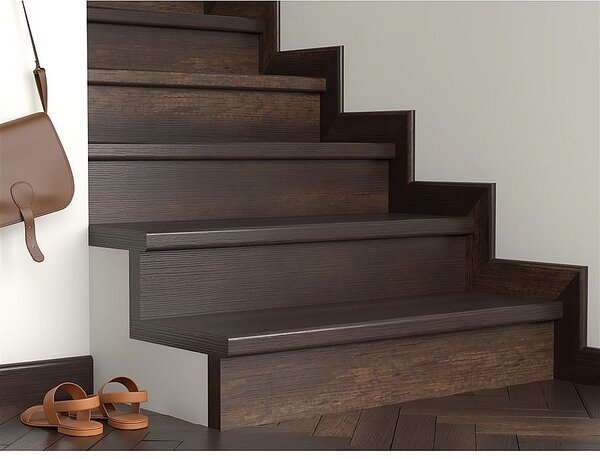 Schodový nášľap / profil TOPSTEP Flex Dub rustic 1200 × 340 × 11 mm