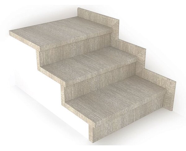 Schodový nášľap / profil TOPSTEP Flex Dub alabaster 1200 × 340 × 11 mm