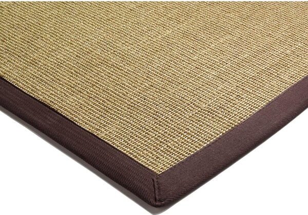 ASIATIC LONDON Sisal Linen/Chocolate - koberec