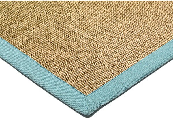 ASIATIC LONDON Sisal Linen/Aqua - koberec