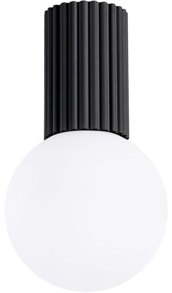 Sollux SL.1713 - Kúpeľňové stropné svietidlo HALO 1xG9/8W/230V IP44 čierna