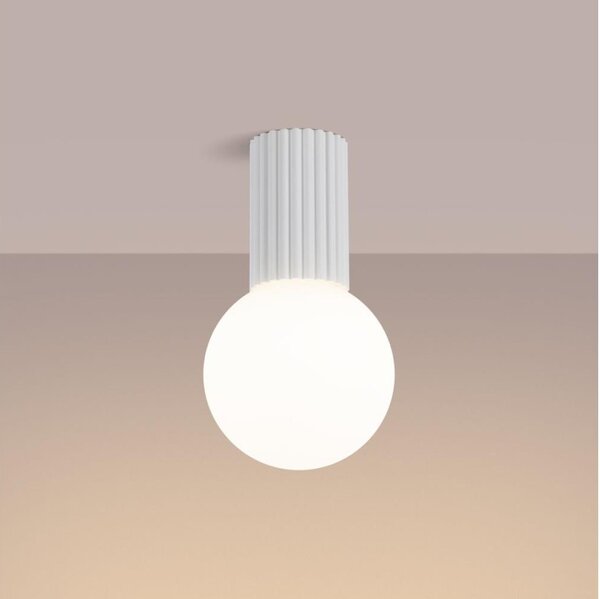 Sollux SL.1708 - Kúpeľňové stropné svietidlo HALO 1xG9/8W/230V IP44 biela