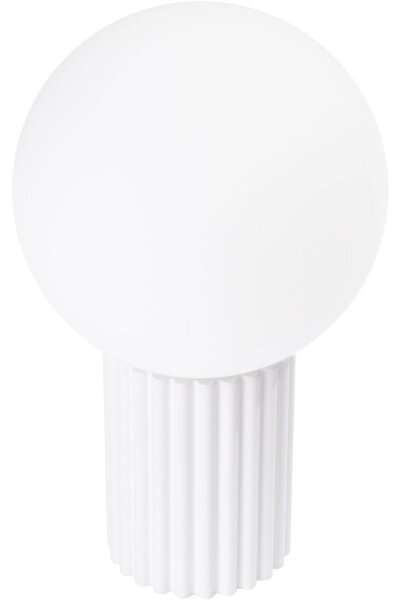 Sollux SL.1711 - Stolná lampa HALO 1xG9/8W/230V pr. 12 cm biela