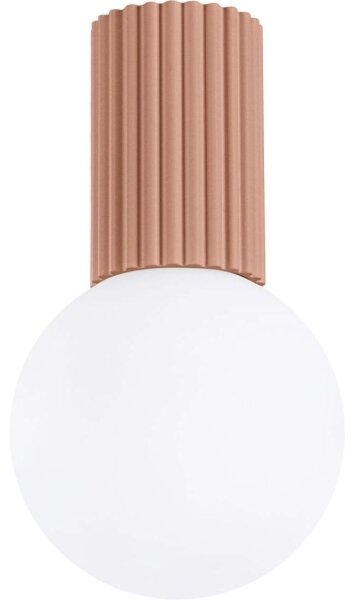 Sollux SL.1733 - Kúpeľňové stropné svietidlo HALO 1xG9/8W/230V IP44 hnedá