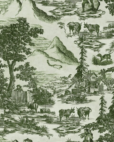 MINDTHEGAP Toile Du Tyrol Evergreen - tapeta