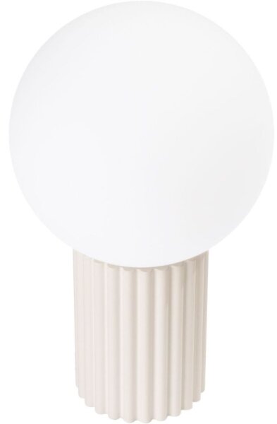 Sollux SL.1721 - Stolná lampa HALO 1xG9/8W/230V pr. 12 cm krémová