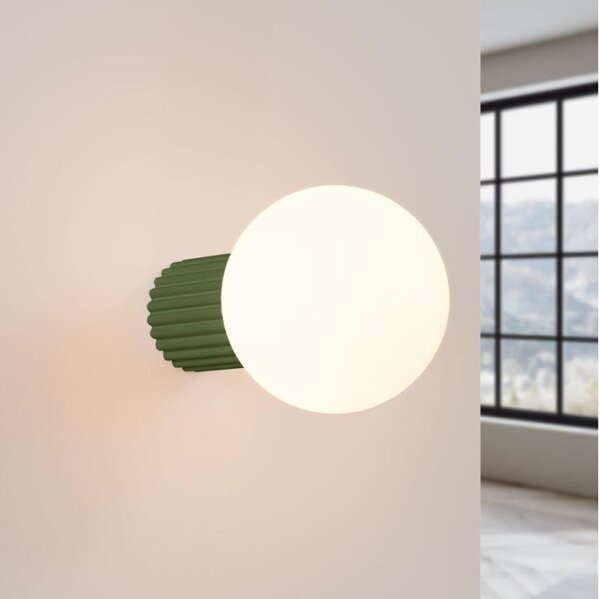 Sollux SL.1722 - Kúpeľňové nástenné svietidlo HALO 1xG9/8W/230V IP44 zelená