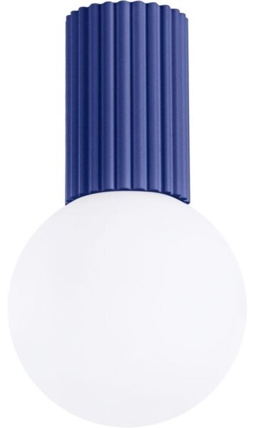 Sollux SL.1738 - Kúpeľňové stropné svietidlo HALO 1xG9/8W/230V IP44 modrá
