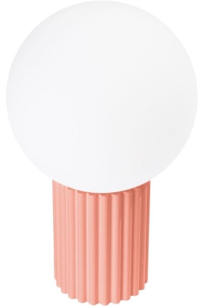 Sollux SL.1756 - Stolná lampa HALO 1xG9/8W/230V pr. 12 cm ružová