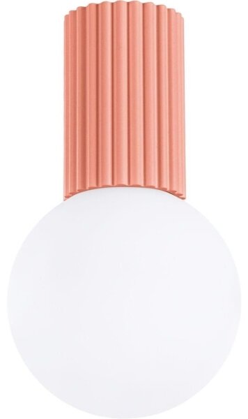 Sollux SL.1753 - Kúpeľňové stropné svietidlo HALO 1xG9/8W/230V IP44 ružová
