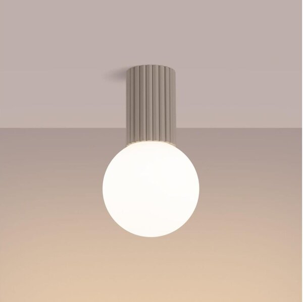 Sollux SL.1743 - Kúpeľňové stropné svietidlo HALO 1xG9/8W/230V IP44 béžová