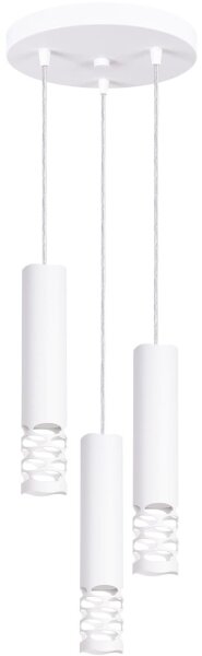 Sollux SL.1694 - Luster na lanku LIRO 3xGU10/10W/230V biela