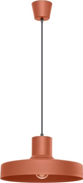 Sollux SL.1706 - Luster na lanku BILO 1xE27/15W/230V pr. 35 cm oranžová