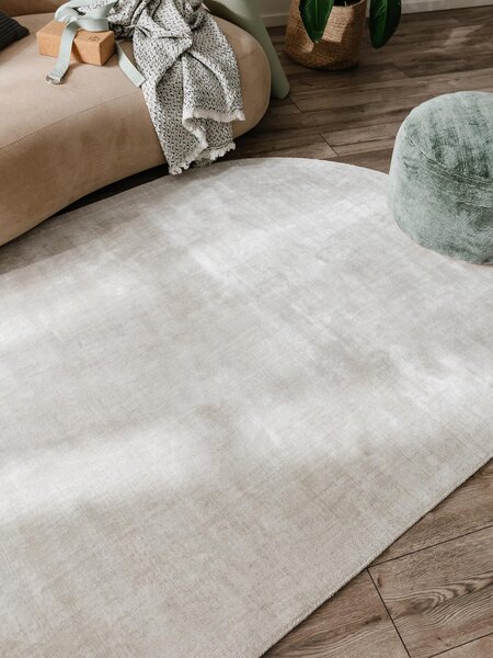 MOOD SELECTION Oval Nova Light Grey - koberec