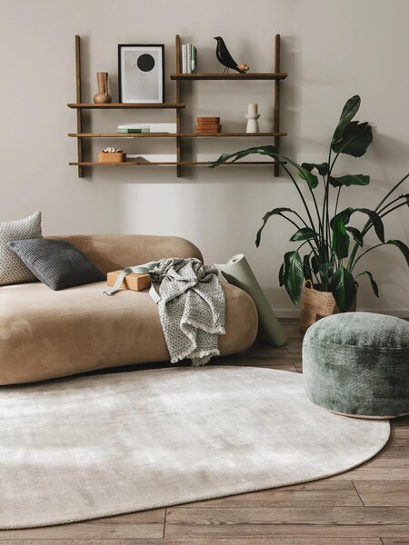 MOOD SELECTION Oval Nova Light Grey - koberec