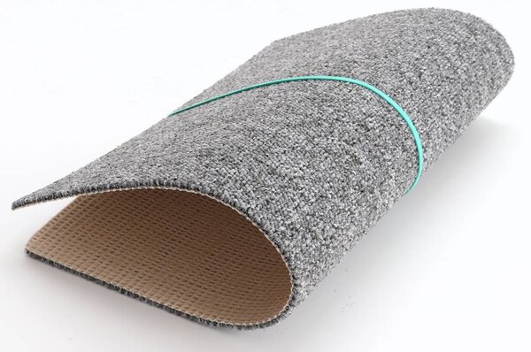 Condor Carpets , Koberec metráž Extreme 73, na mieru, šíře 4m, šedá, ab (mriežka), chodba / predsieň
