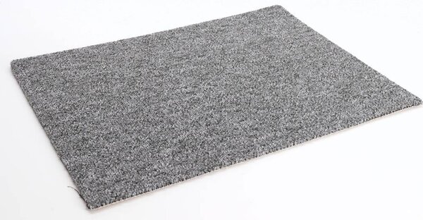 Condor Carpets , Koberec metráž Extreme 73, na mieru, šíře 4m, šedá, ab (mriežka), chodba / predsieň