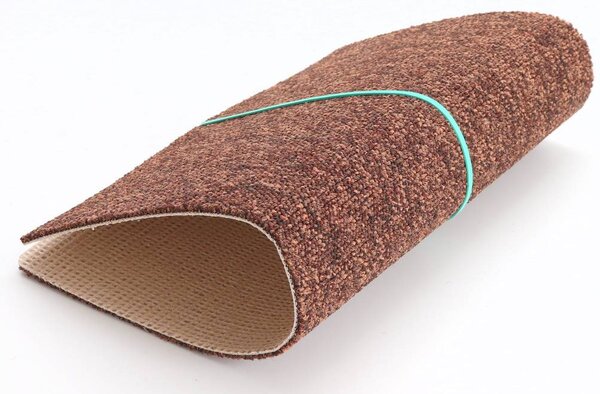 Condor Carpets, Koberec metráž Extreme 293, na mieru, šíře 4m,5m, hnedá, ab (mriežka), chodba / predsieň