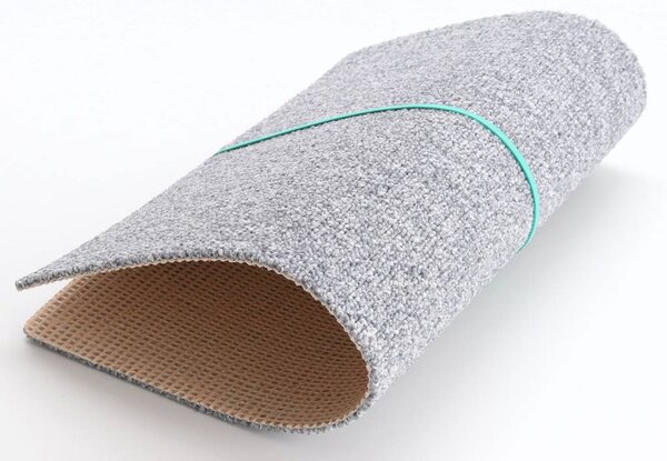 Condor Carpets, Koberec metráž Extreme 74, na mieru, šíře 4m, šedá, ab (mriežka), chodba / predsieň