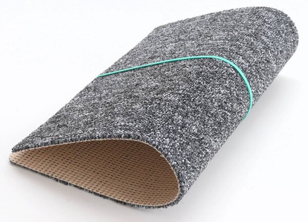 Condor Carpets , Koberec metráž Extreme 77, na mieru, šíře 4m,5m, šedá, ab (mriežka), chodba / predsieň