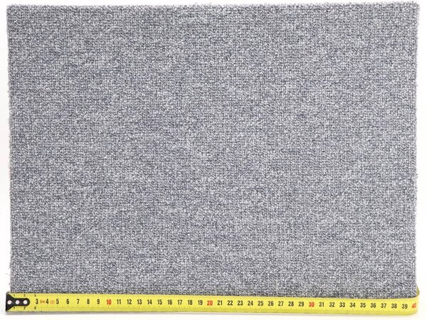 Condor Carpets, Koberec metráž Extreme 74, na mieru, šíře 4m, šedá, ab (mriežka), chodba / predsieň