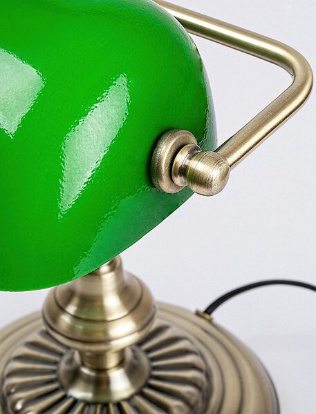 Rabalux BANK stolná lampa 60W/E27/IP20 - bronzová