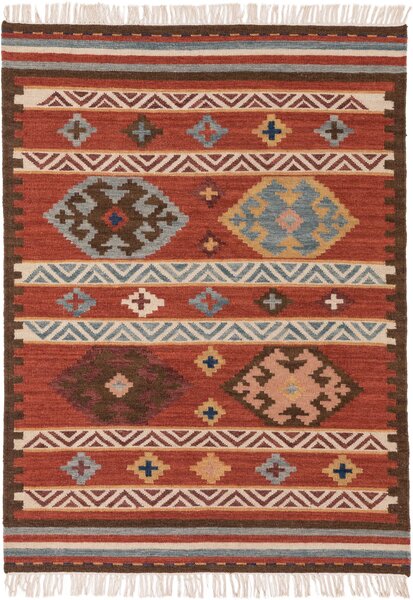 MOOD SELECTION Kelim Zohra Multicolour/Red - koberec