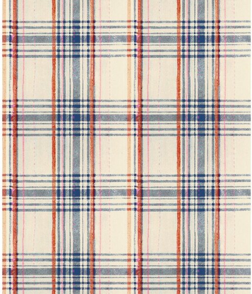 MINDTHEGAP Seaport Plaid Cream - tapeta