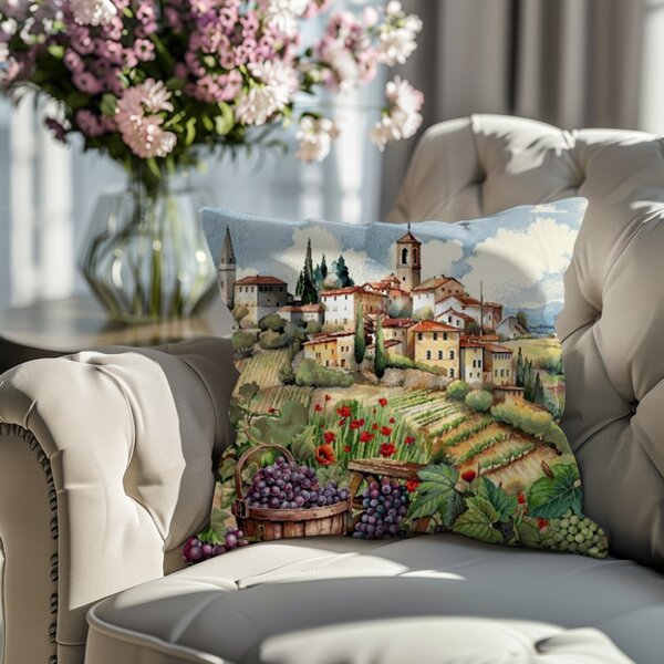 Gobelínová obliečka na vankúš 42x42 cm Eden 1361 Farba Viacfarebná Rozmery 42x42 cm