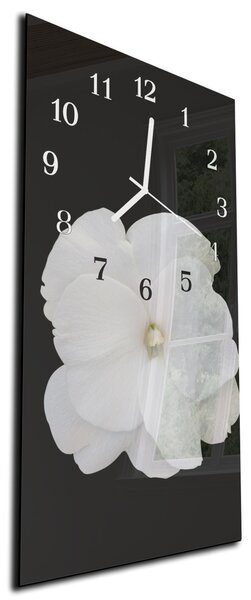 Nástenné hodiny kvet 30x60cm XXIV - plexi
