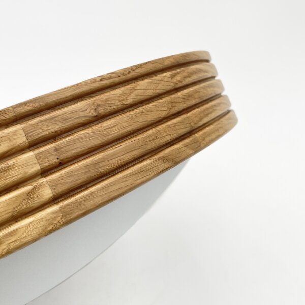 Brilagi - LED stropné svietidlo CARVALHO MODERN SLIM 2xE27/60W/230V, priemer 37,5 cm, dub