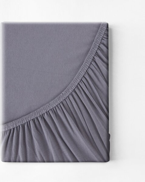 JERSEY PRESTIERADLO 140X200 CM, VÝŠKA 30 CM TMAVOSIVÉ