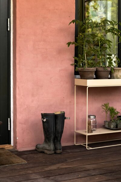 Stojan na kvety Plant box Two-tier Black