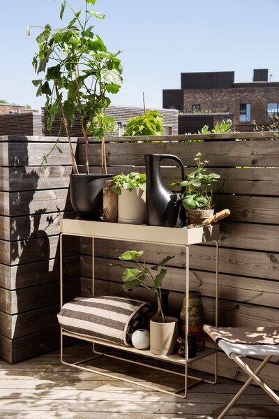 Stojan na kvety Plant box Two-tier Black