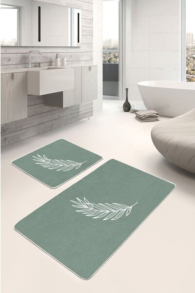 Zelené kúpeľňové predložky v súprave 2 ks 60x100 cm – Mila Home