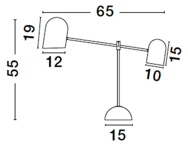 Stolová lampa Nela – E27