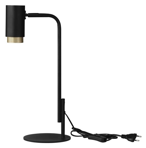 Dizajnová stolová lampa Nessi Čierna
