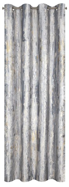 ZATEMŇOVACÍ ZÁVES NA KRÚŽKOCH GRACE 140X250 CM STRIEBORNÁ