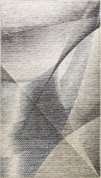Svetlo šedý prateľný koberec 150x80 cm - Vitaus